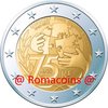 2 Euro Commemorative Coin France 2021 Unicef Unc