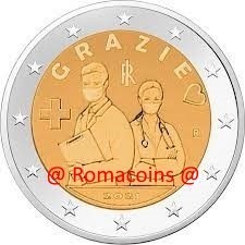 2 Euro Commemorative Coin Italy 2021 Grazie