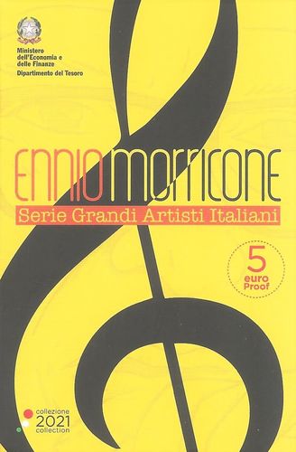 5 Euro Italy 2021 Ennio Morricone Proof