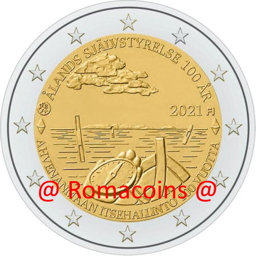 2 Euro Commemorative Coin Finland 2021 Åland Islands