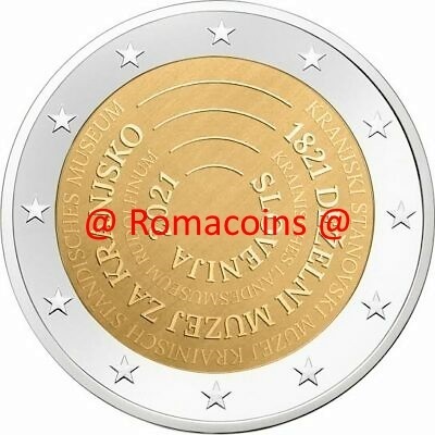2 Euro Commemorative Coin Slovenia 2021 Kranj Museum