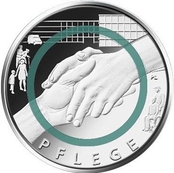 10 Euro Coin Germany 2022 Social Services Unc