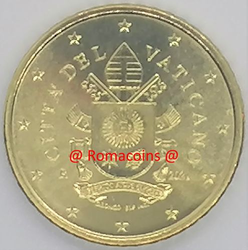50 Cents Vatican 2021 Coin Pope Francis