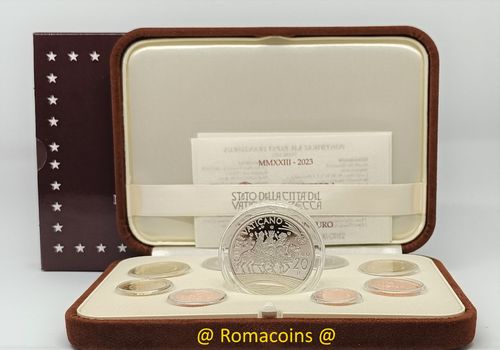 Vatican Proof Set 2023 with 20 € Euro Silver