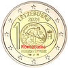 2 Euro Commemorative Coin 2024 Luxembourg 100 Years Franc