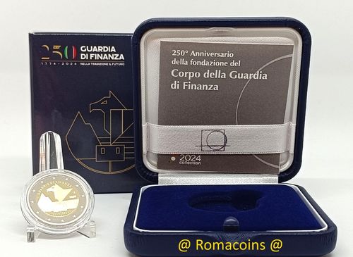 2 Euro Commemorative Coin Italy 2024 Guardia di Finanza Proof