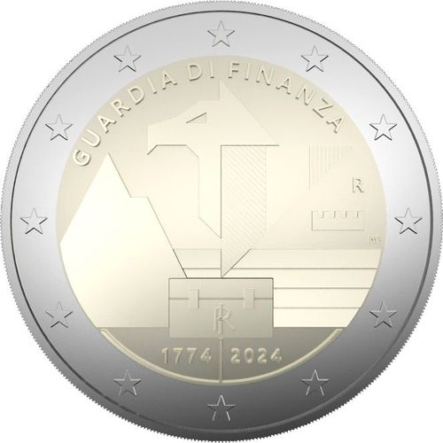 2 Euro Commemorative Coin Italy 2024 Guardia di Finanza