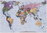 Foto murale WORLD MAP 4-050