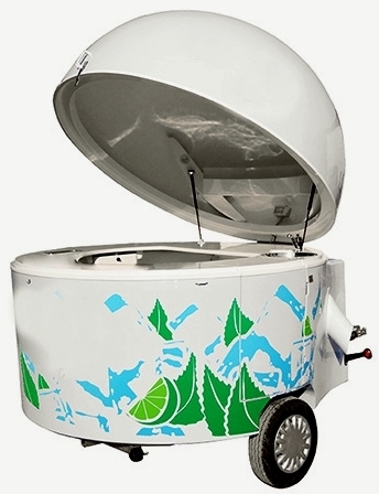 Trail DREAM Kiosk Cart Fiberglass Towable