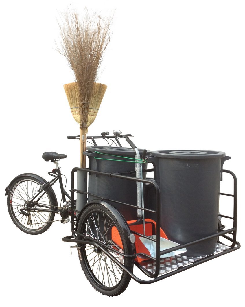 Tricycle_transport_garbage_bins_for_ecological_service_9