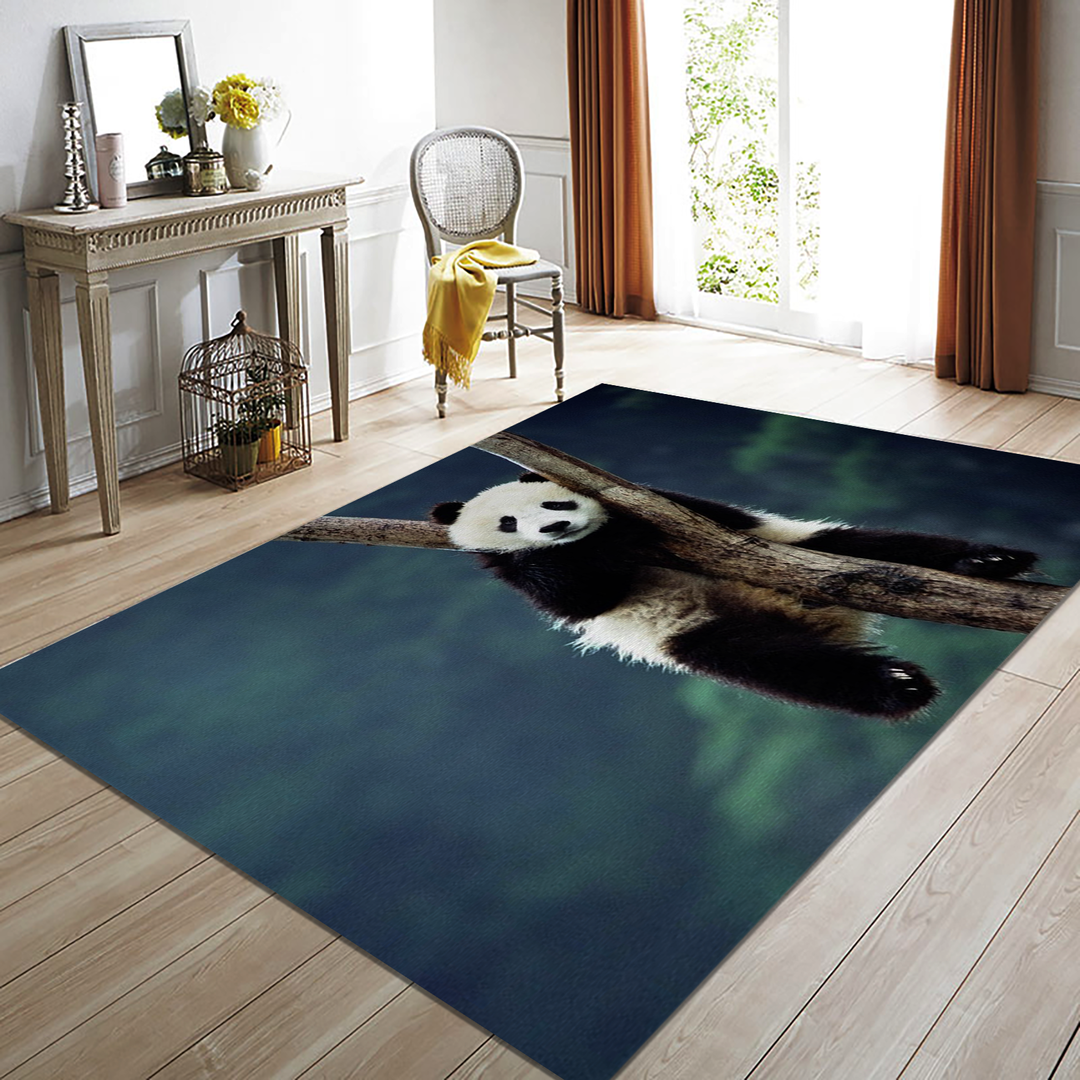 Tappeto Passatoia Arredo Salotto Cucina Bagno Lavabile Antiscivolo Stampa Digitale Panda - PAN0002