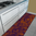 Tappeto Passatoia Salotto Cucina Bagno Lavabile Antiscivolo Moderno Geometrico Arancio - MOD5006