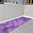 Tappeto Passatoia Salotto Cucina Bagno Lavabile Antiscivolo Moderno Geometrico Viola - MOD5010