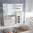 Tappeto Salotto Cucina Bagno Lavabile Antiscivolo Moderno Geometrico Astratto Giallo - MOD5028
