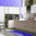 Tappeto Salotto Cucina Bagno Lavabile Antiscivolo Moderno Geometrico Triangolo Blu - MOD5046