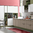 Tappeto Salotto Cucina Bagno Lavabile Antiscivolo Moderno Geometrico Triangolo Rosso - MOD5053