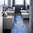 Tappeto Passatoia Salotto Cucina Bagno Lavabile Antiscivolo Moderno Astratto Blu - MOD5061