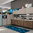 Tappeto Passatoia  Salotto Cucina Bagno Lavabile Antiscivolo Moderno Astratto Blu - MOD5071