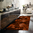 Tappeto Passatoia  Salotto Cucina Bagno Lavabile Antiscivolo Moderno Quadrato Arancio - MOD5083