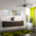 Tappeto Passatoia  Salotto Cucina Bagno Lavabile Antiscivolo Moderno Quadrato Verde- MOD5088