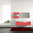 Tappeto Passatoia  Salotto Cucina Bagno Lavabile Antiscivolo Moderno Scritte Rosso - MOD5098
