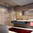 Tappeto Passatoia  Salotto Cucina Bagno Lavabile Antiscivolo Moderno Sfumato Rosso- MOD5112