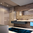 Tappeto Passatoia  Salotto Cucina Bagno Lavabile Antiscivolo Moderno Sfumato Azzurro- MOD5116
