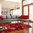 Tappeto Passatoia Salotto Cucina Bagno Lavabile Antiscivolo Moderno Geometrico Rosso- MOD5171