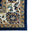 KAZAKH - Tappeto Stile Persiano Disegno Tribale Greche Frange Blu Bianco Beige 1517A Navy