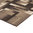 COLOR - Tappeto Moderno Geometrico Elegante Sfumato Quadri Beige Tortora - 4256 Choco
