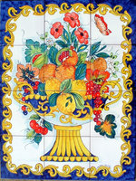 Pannelli in Ceramica di Vietri | Pannelli di forma Verticale