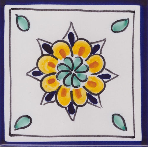 Piastrelle in Ceramica Decorate a mano - Piastrella La Vietrese 55