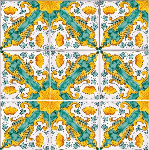 1 Mq Piastrelle Ceramica Vietrese per Pavimenti Mosaico 19