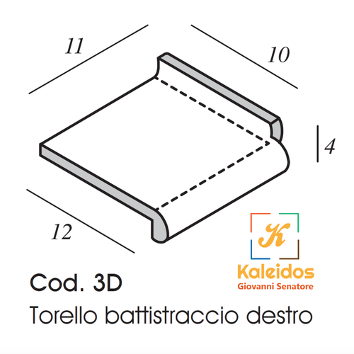 Torello Battistraccio Destro C03D - Pennellata Vietri