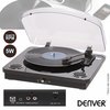 Gira-Discos Denver Vintage VPL-200Black 33/45/78RPM 5W Preto