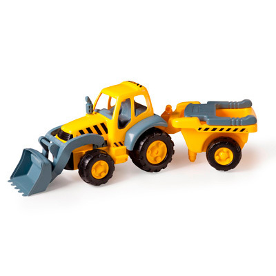 Super tractor con remolque - 83 x 33,5 x 32 cm