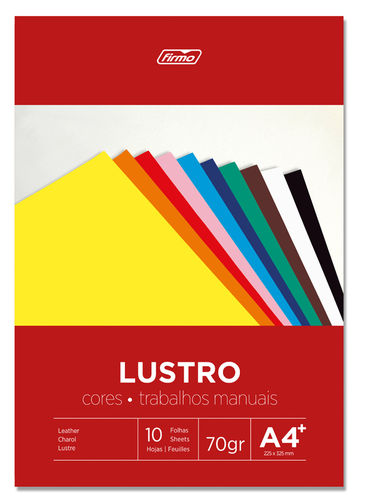 Papel de Lustro - Caderno A4