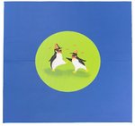 Tapete pinguins - 200x200x3 cm