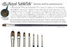 Royal SableTek Long Filbert Long Handle Brush