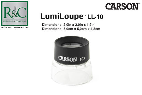 Carson LumiLoupe 10x Ø50mm Stand Magnifier