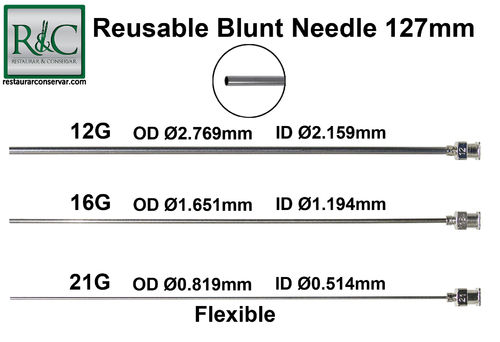 Blunt Needle Luer-Lock Cannula 127mm for injection