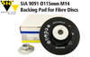 SIA 9091 Fibre Discs Backing Pad Ø115mm