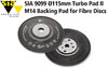 SIA 9099 Turbo II Fibre Discs Backing Pad Ø115mm