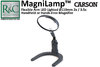 Carson MagniLamp Flexible Arm HandHeld or Hands-Free Magnifier Ø110mm 2x / 3.5x