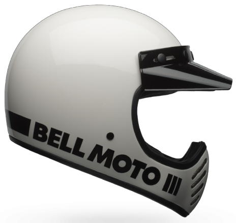 Capacete Bell Moto 3 - Branco