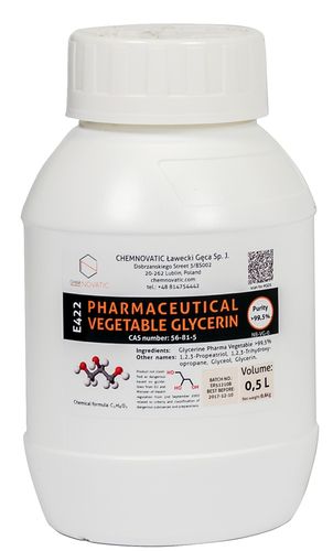 Nic Base VG-0 Pure Vegetable Glycerine - 500ml - Chemnovatic