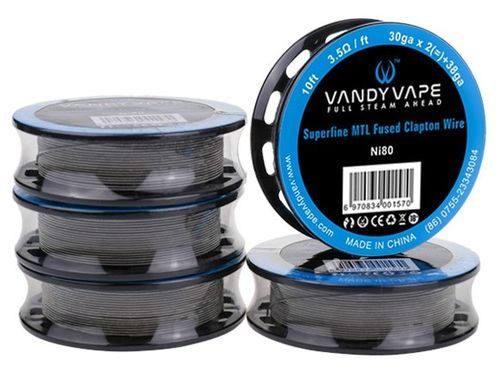 Superfine MTL Fused Clapton wire (3m) by Vandy Vape