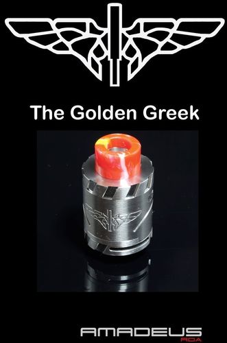 Golden Greek Amadeus RDA by Imeo Thanasis - 24mm Matte
