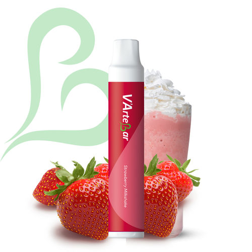 V'ArteBar Strawberry Milkshake 0mg