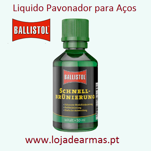 Ballistol liquido Pavonador para aços frasco 50 ml
